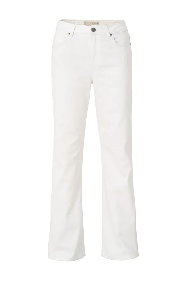 Wideleg Denim Jeans L30 Egret Off White Women YAYA Jeans