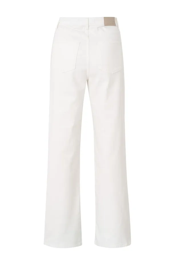 Wideleg Denim Jeans L32 Egret Off White Women YAYA Jeans Wideleg Denim Jeans L32 Egret Off White Women YAYA Jeans