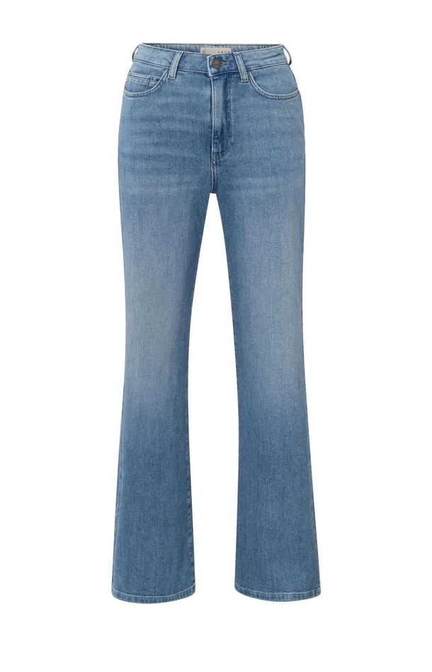 Wideleg Jeans With High Waist L32 Blue Denim Women YAYA Jeans