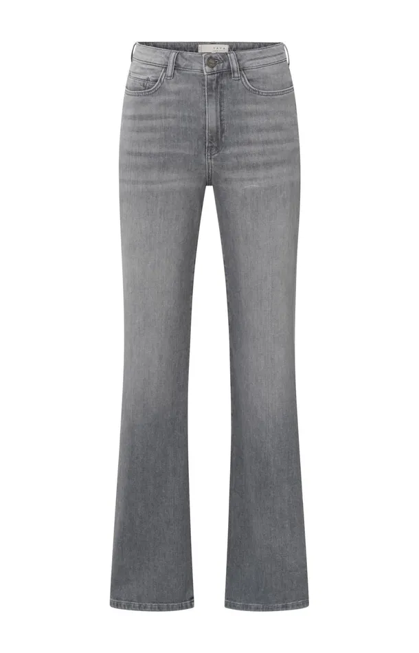 Wideleg Jeans With High Waist L34 Medium Grey Denim Women YAYA Jeans Wideleg Jeans With High Waist L34 Medium Grey Denim Women YAYA Jeans