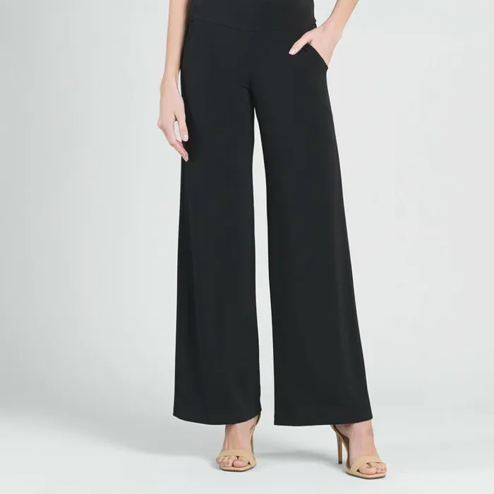 Wide Leg Pocket Pant 8211 Black Women Clara Sunwoo Pants Skirts