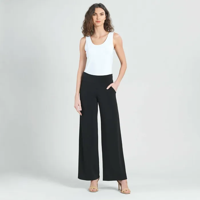 Wide Leg Pocket Pant 8211 Black Women Clara Sunwoo Pants Skirts