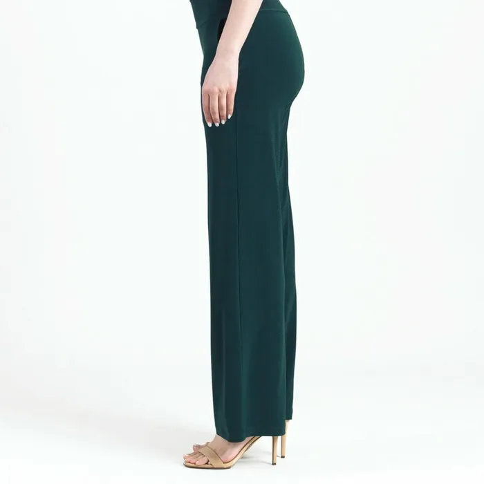 Wide Leg Pocket Pant 8211 Hunter Green Women Clara Sunwoo Pants Skirts