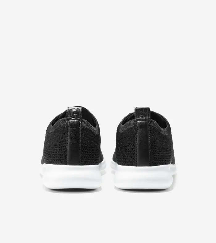 Women 2ZEROslashGRAND Stitchlitetrade Wingtip Oxfords Black Stitchliteandtradeoptic White Cole Haan Oxfords