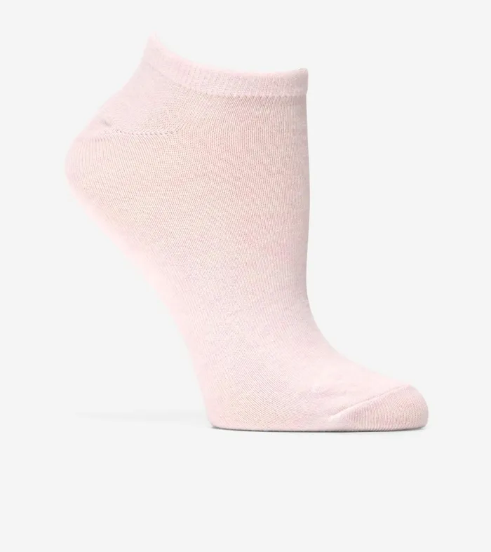 Women 3Pack Solid Soft LowCut Socks Soft Pink Heatherassorted Cole Haan Socks