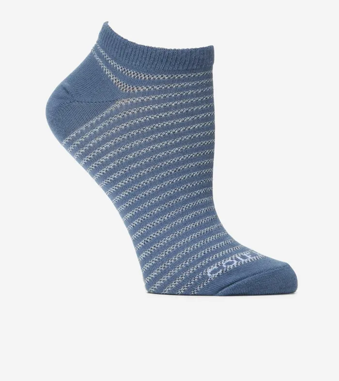 Women 3Pack Stripe Soft LowCut Socks Blueassorted Cole Haan Socks