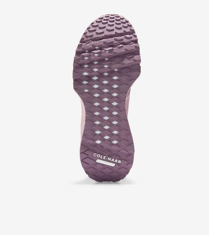 Women 5ZEROslashGRAND Embrostitch Running Shoes Mauveplum Purpleoptic White Cole Haan Running Shoes