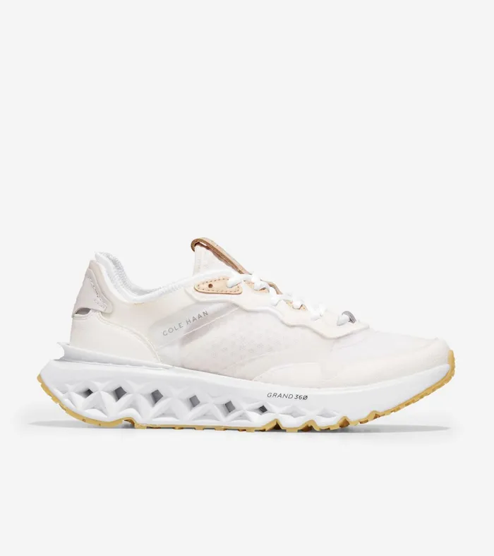 Women 5ZEROslashGRAND Running Shoes Optic Whitebleached Tan Cole Haan Sneakers Women 5ZEROslashGRAND Running Shoes Optic Whitebleached Tan Cole Haan Sneakers