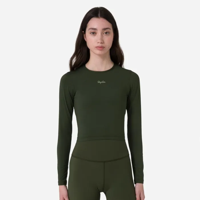 Women Active Long Sleeve Top Deep Olive Greenolive Greenblackgreydark Grey Dark Navy Rapha Archive Women Active Long Sleeve Top Deep Olive Greenolive Greenblackgreydark Grey Dark Navy Rapha Archive