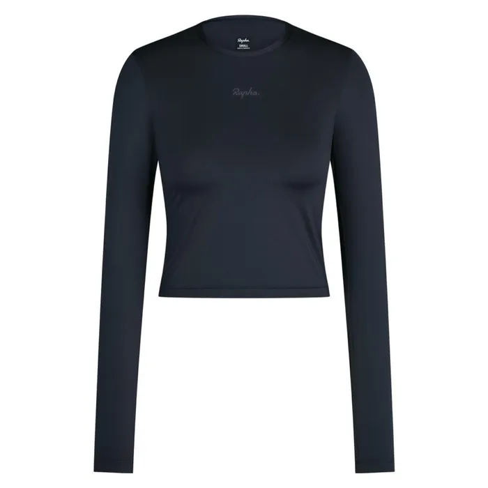 Women Active Long Sleeve Top Deep Olive Greenolive Greenblackgreydark Grey Dark Navy Rapha Archive