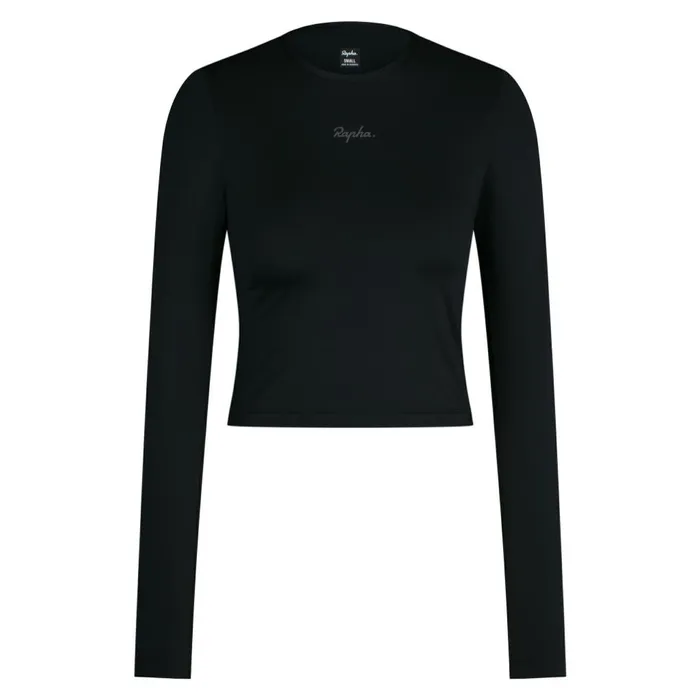Women Active Long Sleeve Top Deep Olive Greenolive Greenblackgreydark Grey Dark Navy Rapha Archive