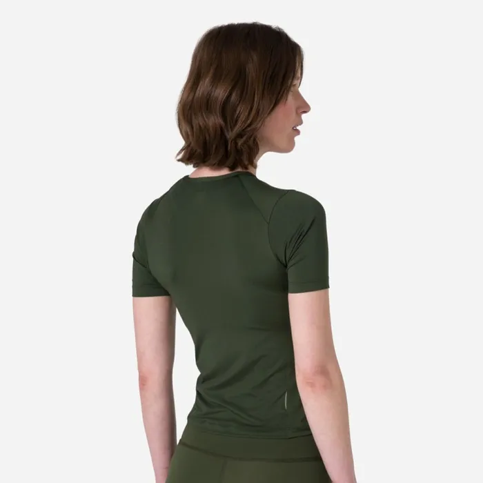 Women Active Tshirt Deep Olive Greenolive Greenblackgreydark Grey Dark Navy Rapha Archive