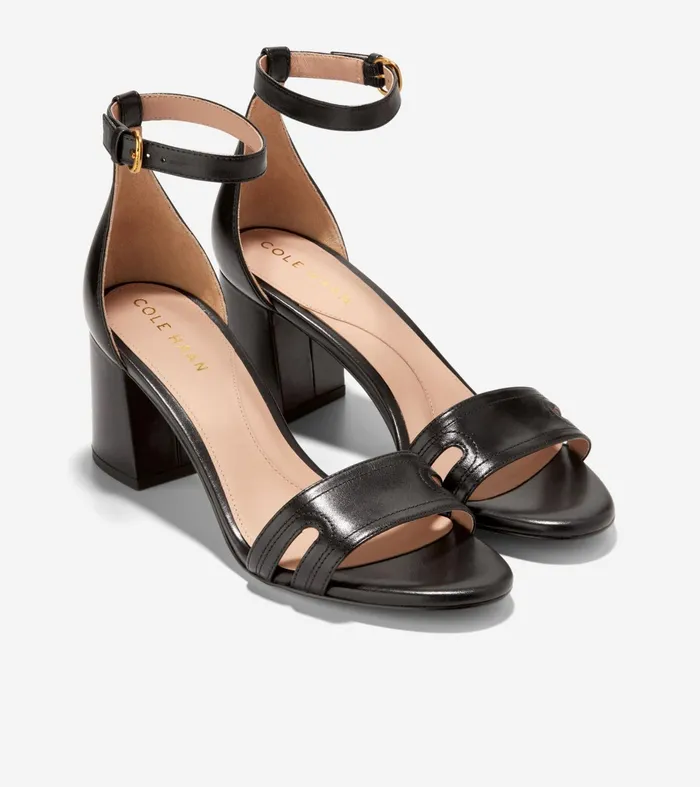 Women Adelaine Sandals Black Cole Haan Heels and Pumps