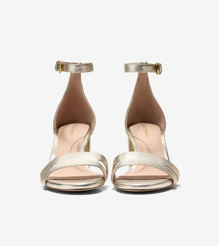 Women Adelaine Sandals Soft Gold Cole Haan Heels and Pumps