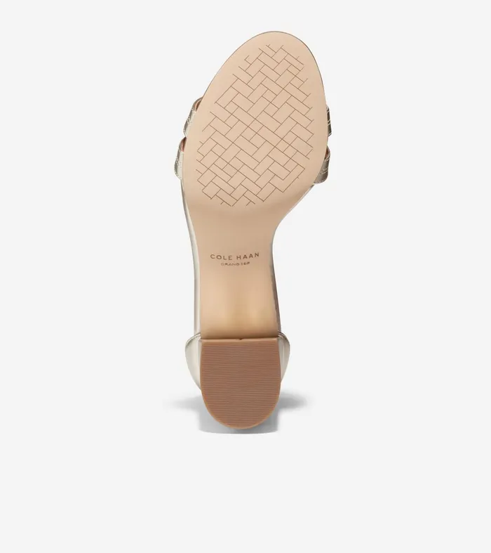 Women Adelaine Sandals Soft Gold Cole Haan Heels and Pumps