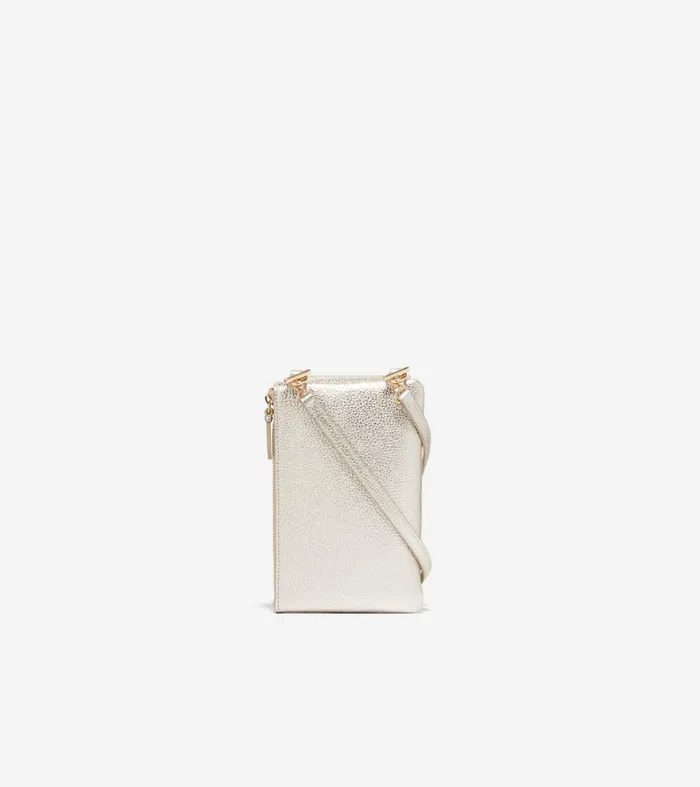 Women AllInOne Flap Crossbody Bag Gold Cole Haan Crossbody Bags