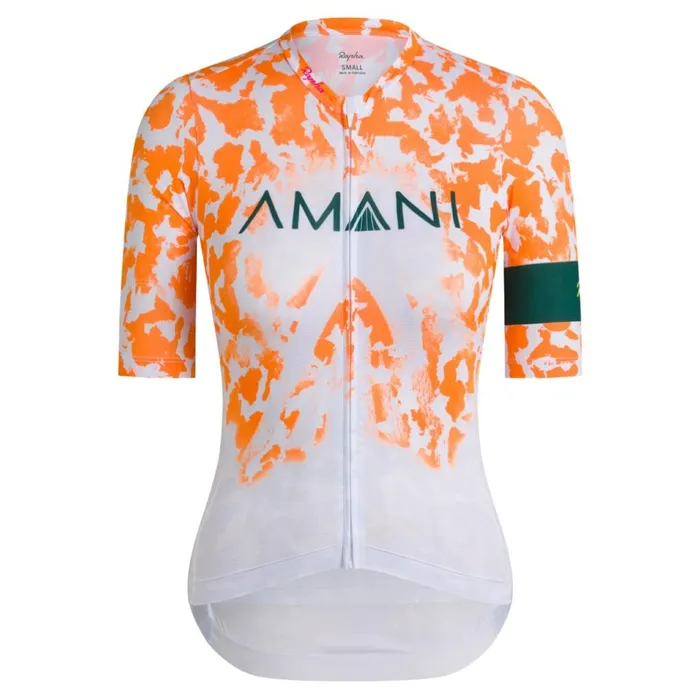 Women AMANI Pro Team Training Jersey Orange Rapha Archive