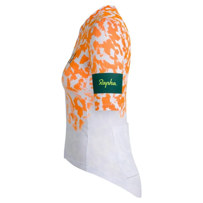 Women AMANI Pro Team Training Jersey Orange Rapha Archive