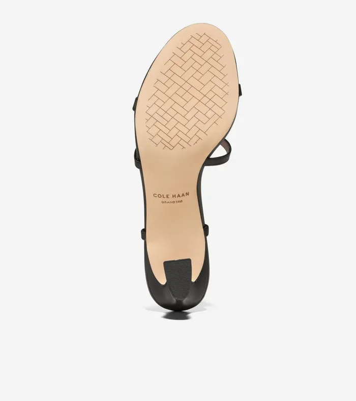 Women Amber Strappy Sandals Black Cole Haan Heels and Pumps