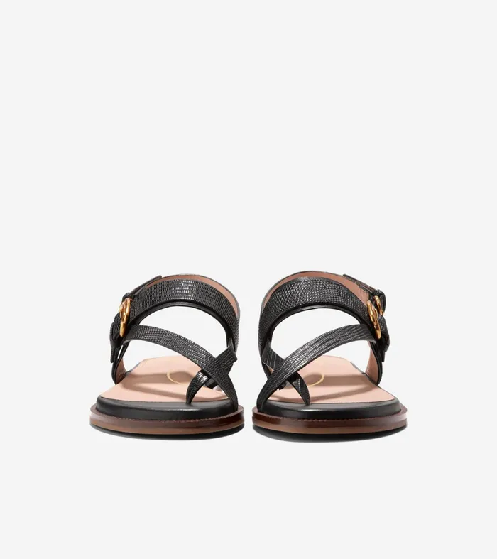 Women Anica Lux Buckle Sandals Black Cole Haan Sandals