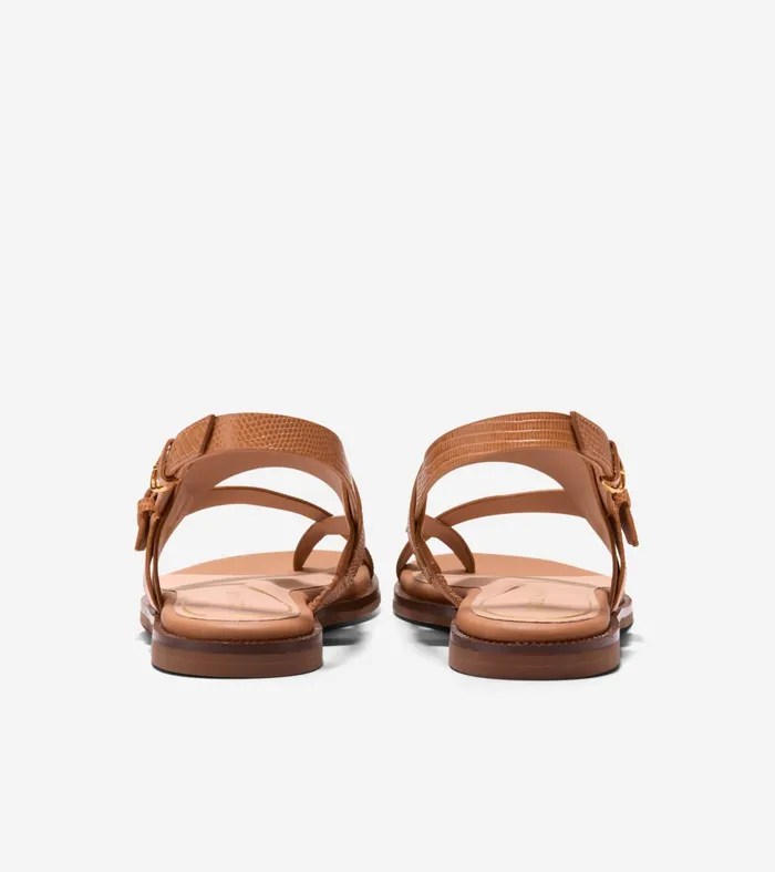 Women Anica Lux Buckle Sandals Pecan Brown Cole Haan Sandals