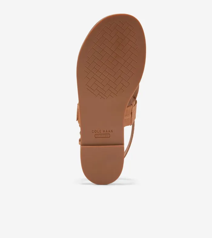 Women Anica Lux Buckle Sandals Pecan Brown Cole Haan Sandals