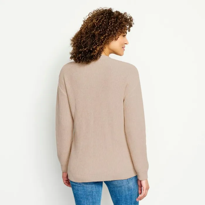 Women Anywear Oversized Ribbed Cardigan Black Orvis Sweaters