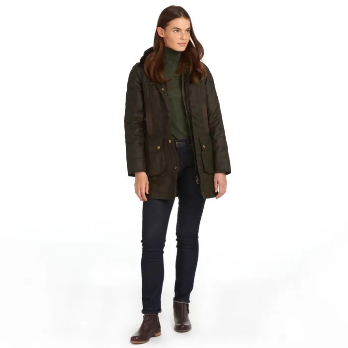 Women Barbourreg Bower Wax Jacket Olive 8211 Orvis Exclusive Orvis Jackets
