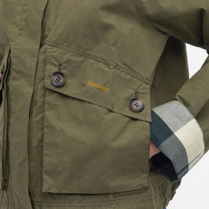 Women Barbourreg Crowdon Showerproof Jacket Dusky Green Orvis Jackets