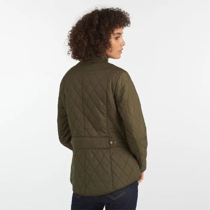 Women Barbourreg Flyweight Cavalry Quilt Olive Orvis Jackets