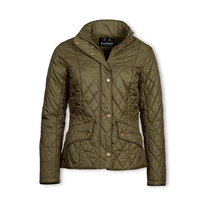 Women Barbourreg Flyweight Cavalry Quilt Olive Orvis Jackets