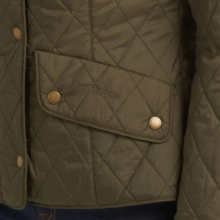Women Barbourreg Flyweight Cavalry Quilt Olive Orvis Jackets