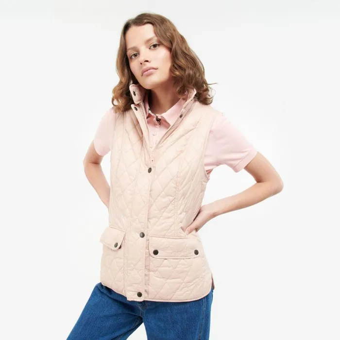 Women Barbourreg Otterburn Gilet Rose Dust Orvis Jackets