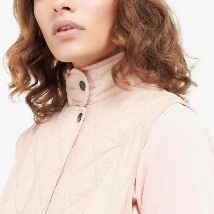 Women Barbourreg Otterburn Gilet Rose Dust Orvis Jackets