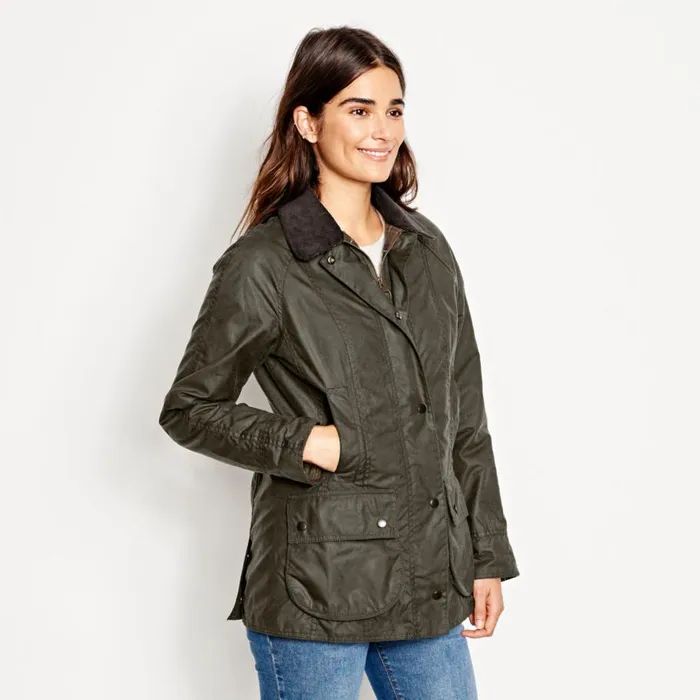 Women Barbourreg Womenrsquos Classic Beadnell Jacket Olive Orvis Jackets