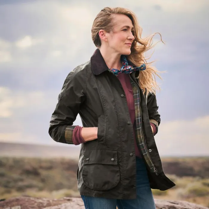 Women Barbourreg Womenrsquos Classic Beadnell Jacket Olive Orvis Jackets