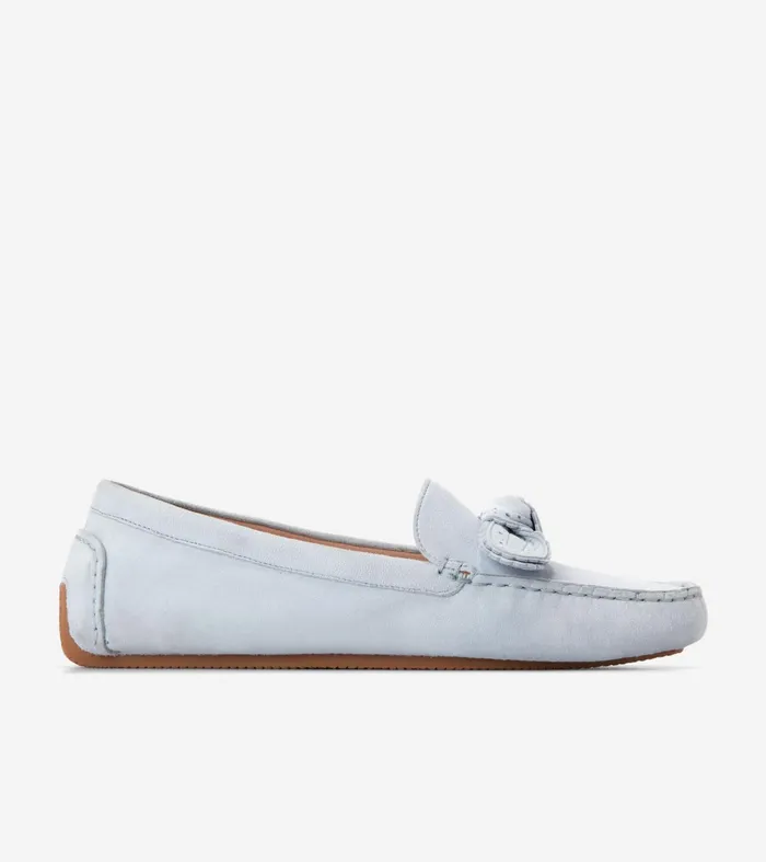 Women Bellport Bow Drivers Heather Blue Cole Haan Loafers and Drivers