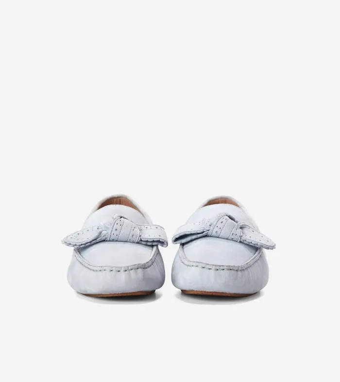 Women Bellport Bow Drivers Heather Blue Cole Haan Loafers and Drivers