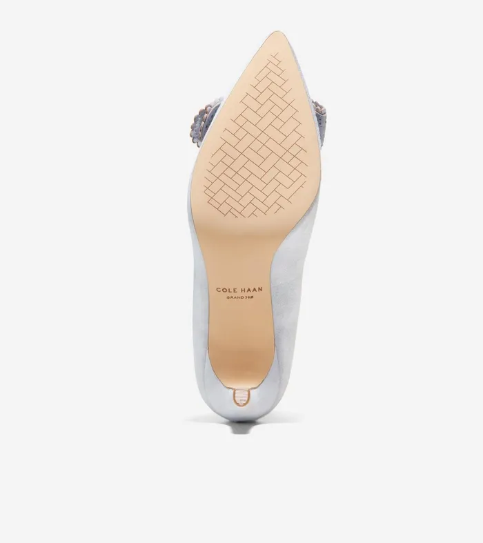 Women Bellport Bow Pumps Heather Blue Cole Haan Heels and Pumps