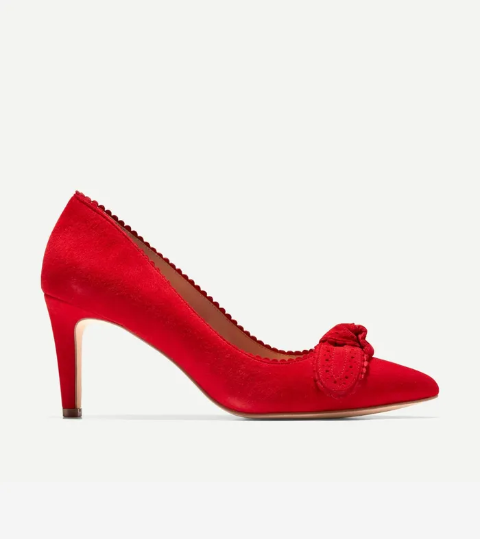 Women Bellport Bow Pumps True Red Cole Haan Heels and Pumps