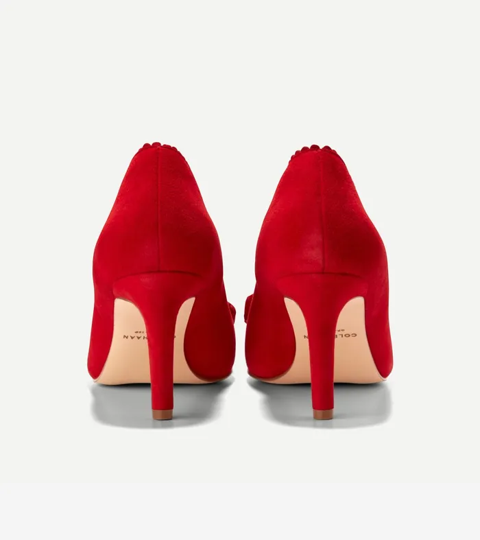Women Bellport Bow Pumps True Red Cole Haan Heels and Pumps