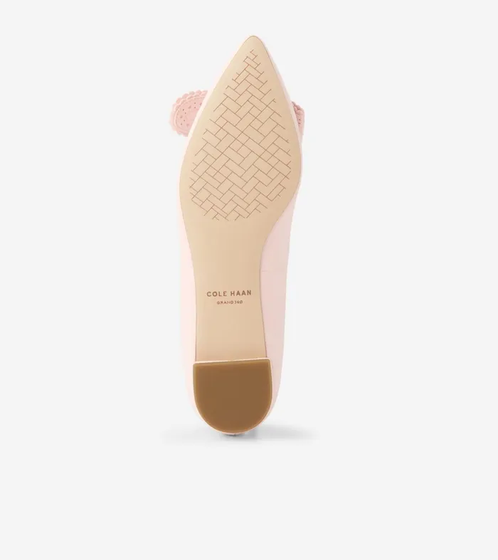 Women Bellport Bow Skimmer Flats Primrose Pink Cole Haan Dress Shoes