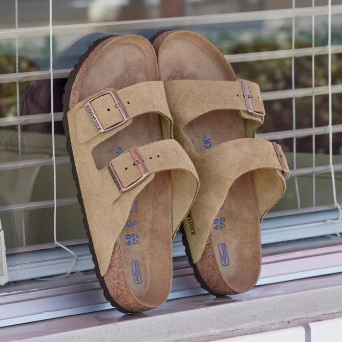 Women Birkenstockreg Arizona Soft Footbed Sandals Taupe Cd Orvis Sandals