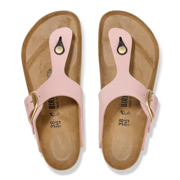 Women Birkenstockreg Gizeh Big Buckle Sandals Soft Pink Cd Orvis Sandals