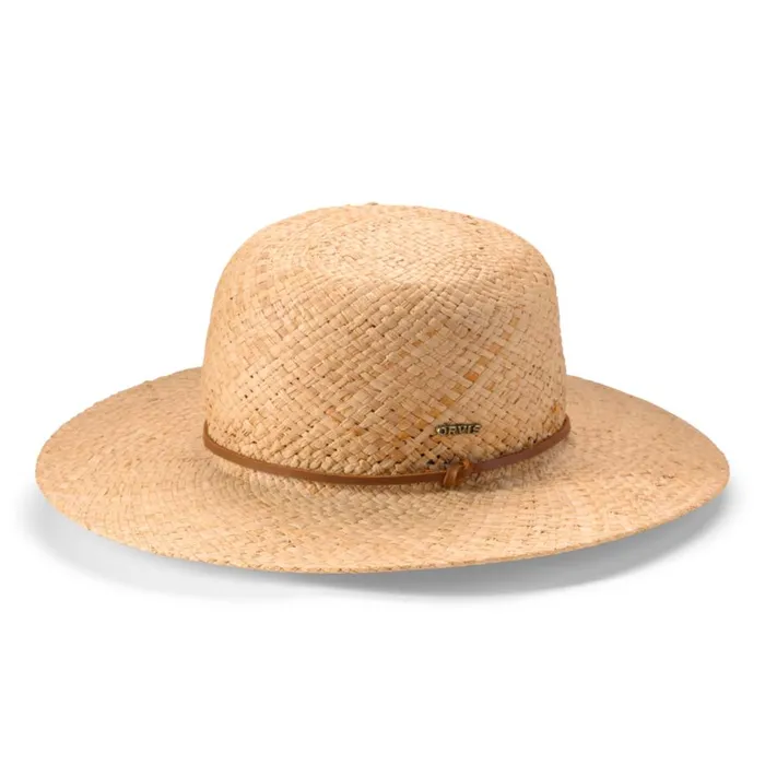 Women Boater Raffia Hat Natural Orvis Hats