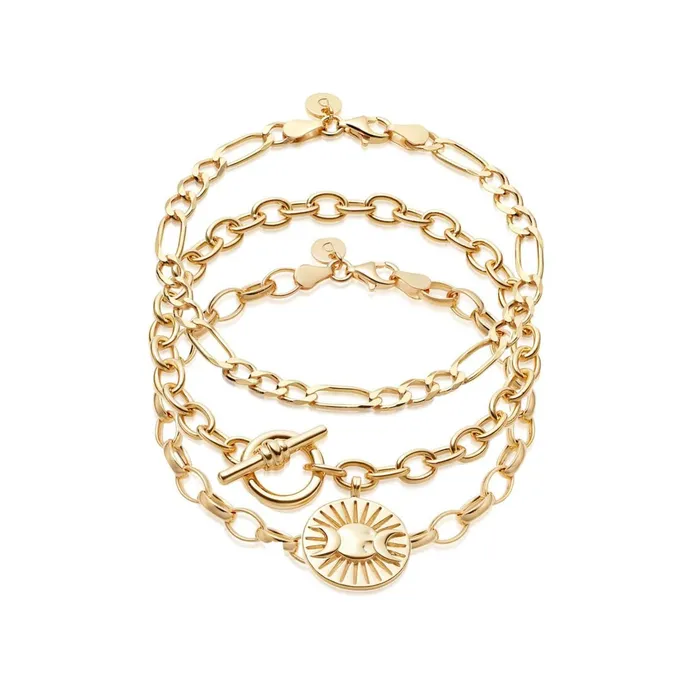 Women Bracelet Layering Sets Daisy London Jewellery Goddess Triple Bracelet Stack Women Bracelet Layering Sets Daisy London Jewellery Goddess Triple Bracelet Stack