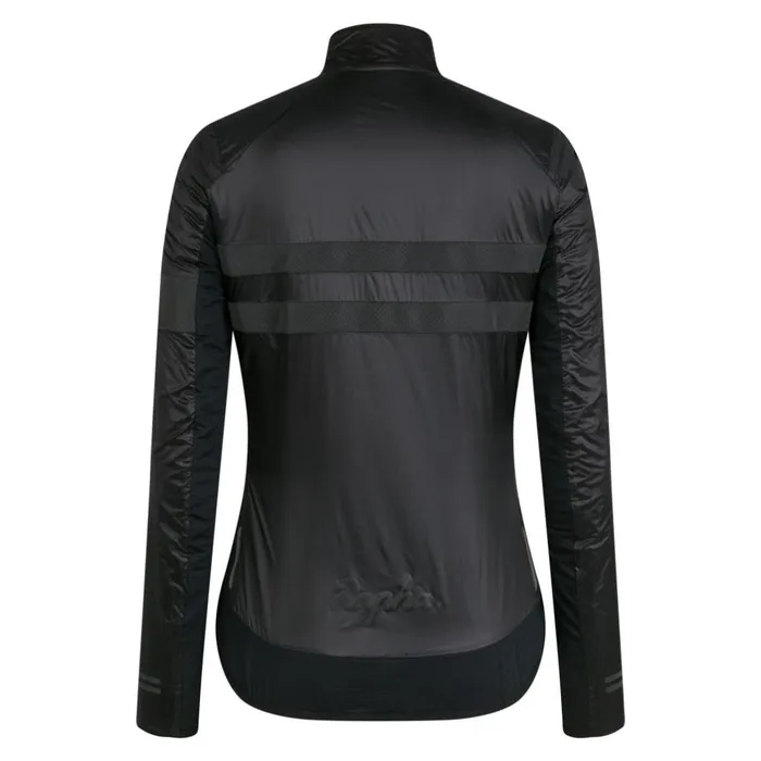 Women Brevet Insulated Jacket Blackblack Reflectivedark Navyhighvis Pinkwhitedeep Coffeesilver Rapha Jackets and Vests