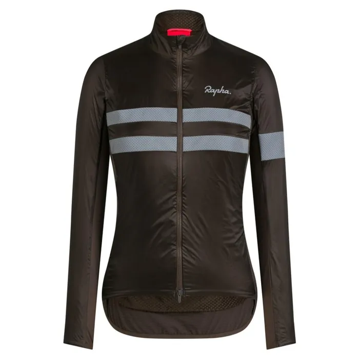 Women Brevet Insulated Jacket Blackblack Reflectivedark Navyhighvis Pinkwhitedeep Coffeesilver Rapha Jackets and Vests