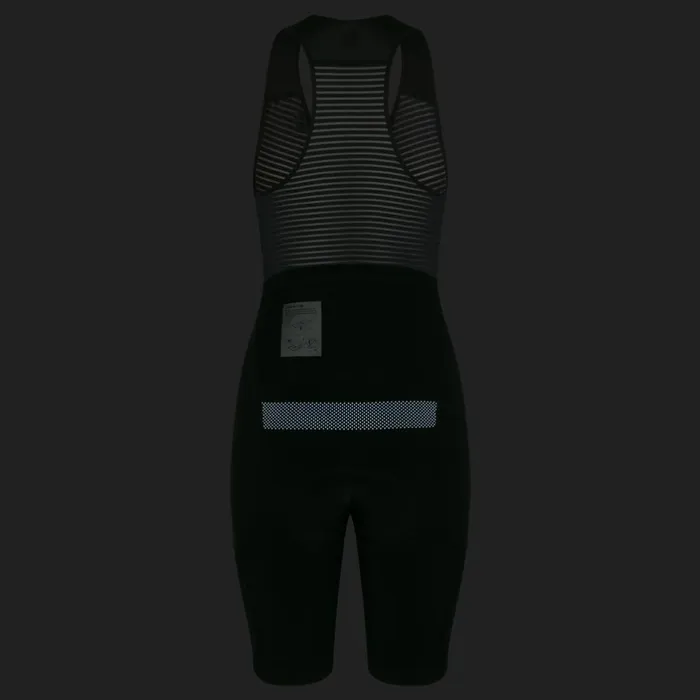 Women Brevet Lightweight Cargo Bib Shorts Blackgrey Rapha Bibs Shorts and Tights