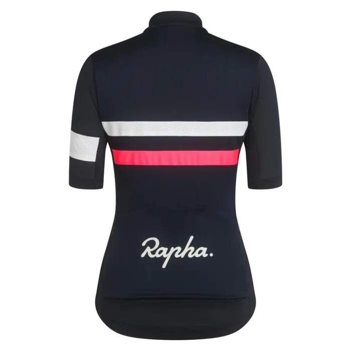 Women Brevet Lightweight Jersey Dark Navyhighvis Pinkwhiteultramarinedeep Indigodusted Lilacwhitegold Fluorescent Coral Rapha Archive